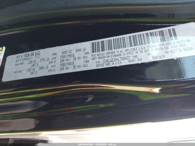 2017 JEEP WRANGLER UNLIMITED 1C4BJWEG0HL705437 Photo 8