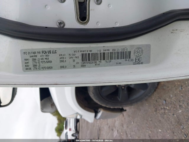 Продажа на аукционе авто 2016 Ram 1500 Slt, vin: 1C6RR7GM9GS201982, номер лота: 43447080