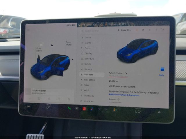 2022 TESLA MODEL Y 7SAYGDEF8NF328815 Photo 6