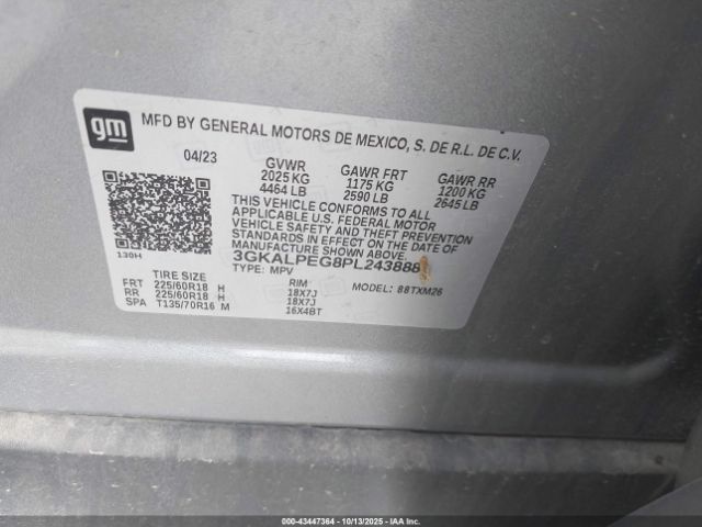 2023 GMC TERRAIN 3GKALPEG8PL243888 Photo 8