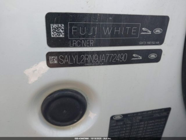 2018 LAND ROVER RANGE ROVER VELAR SALYL2RN9JA772490 Photo 8