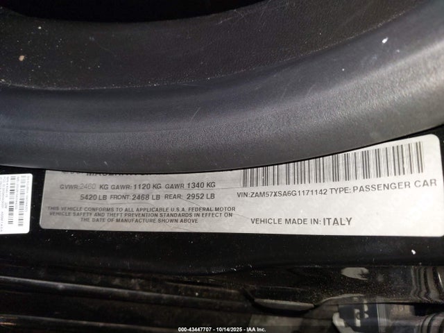 ZAM57XSA6G1171142 Maserati Ghibli