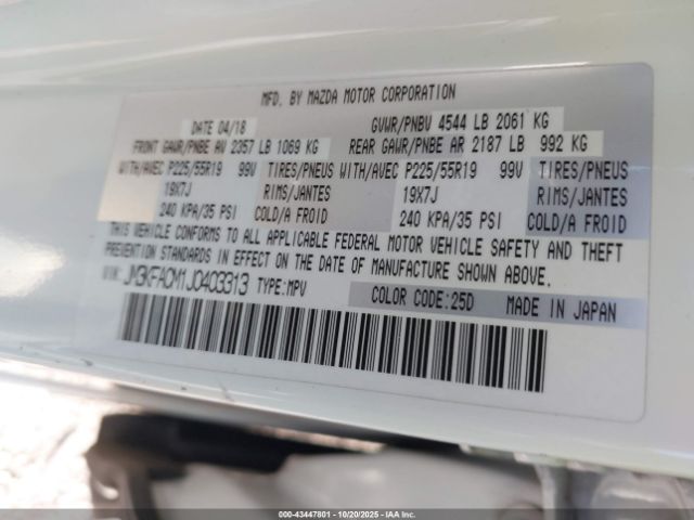 2018 MAZDA CX-5 JM3KFACM1J0403313 Photo 8