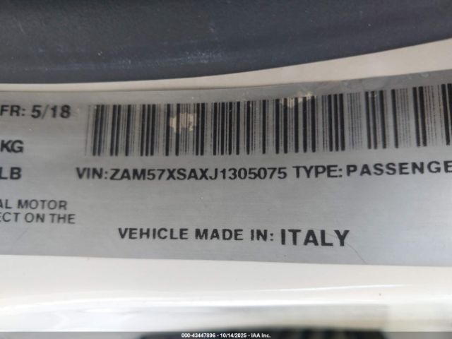2018 MASERATI GHIBLI ZAM57XSAXJ1305075 Photo 8