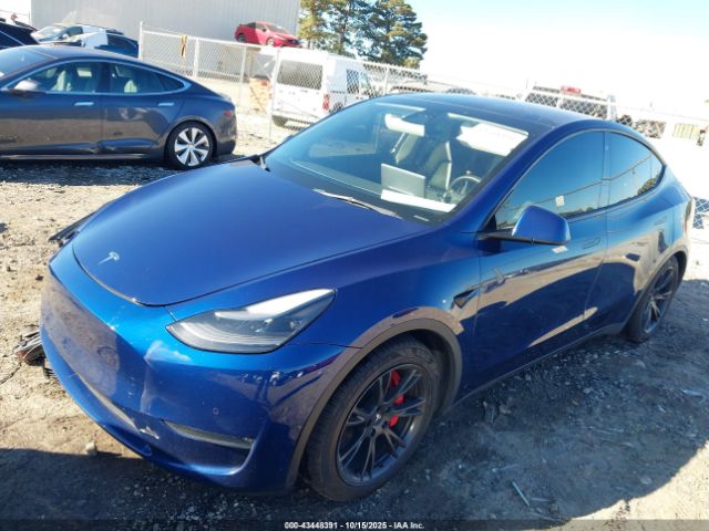 2022 TESLA MODEL Y 7SAYGDEF7NF374796 Photo 1