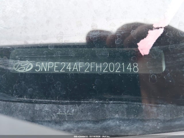 5NPE24AF2FH202148 Hyundai SONATA SE