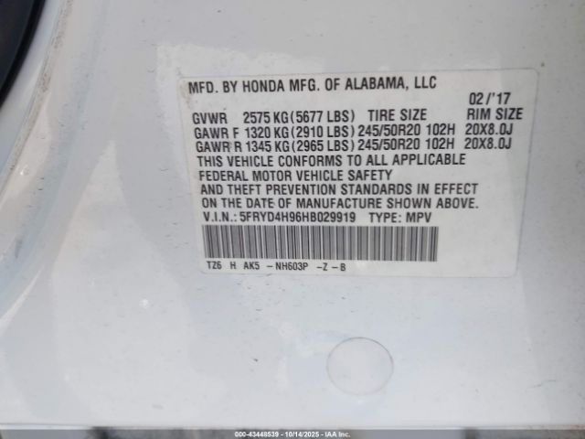 2017 ACURA MDX 5FRYD4H96HB029919 Photo 8