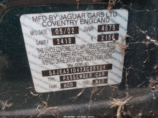 2002 JAGUAR X-TYPE SAJEA51D42XC85124 Photo 8