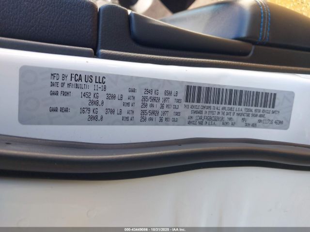 2019 JEEP GRAND CHEROKEE 1C4RJFAG8KC620101 Photo 8