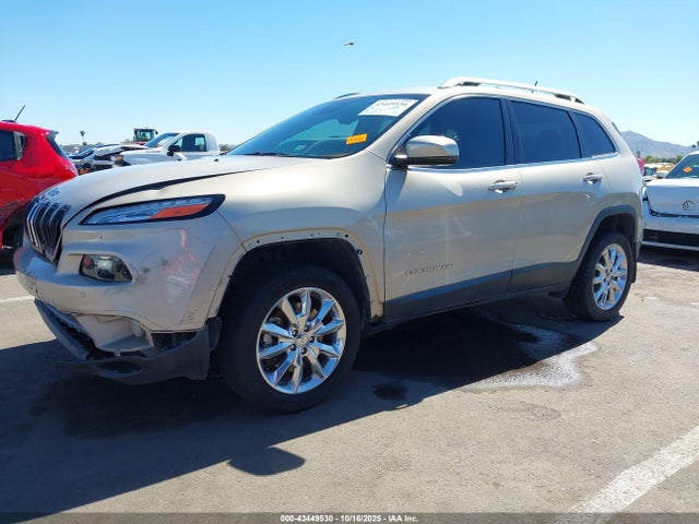 2015 Jeep Cherokee Limited მანქანა იყიდება აუქციონზე, vin: 1C4PJMDS3FW642393, აუქციონის ნომერი: 43449530