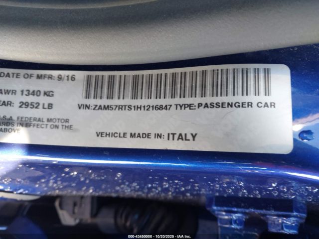 2017 MASERATI GHIBLI ZAM57RTS1H1216847 Photo 8