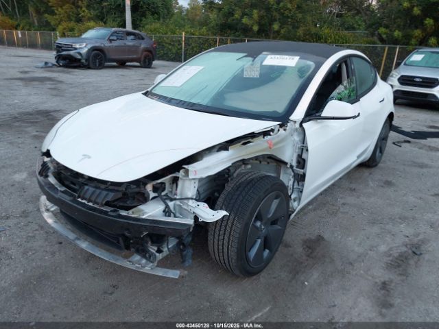 2022 TESLA MODEL 3 5YJ3E1EB8NF181338 Photo 1