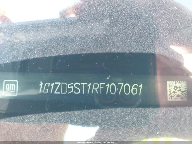 1G1ZD5ST1RF107061 Chevrolet lfv