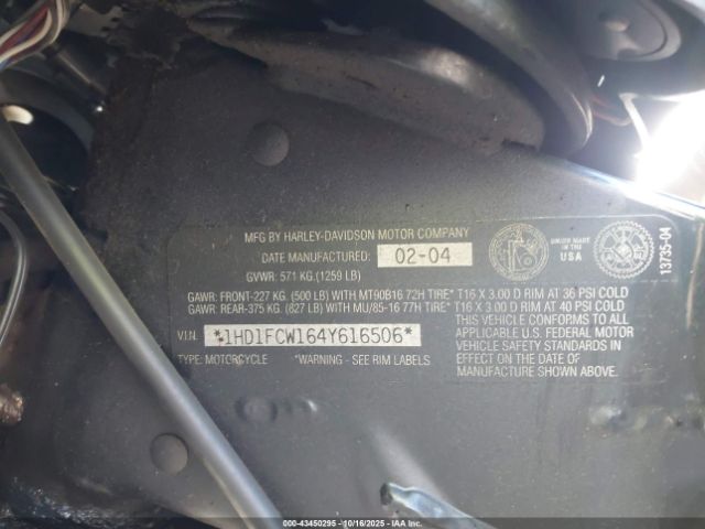 2004 HARLEY-DAVIDSON FLHTCUI 1HD1FCW164Y616506 Photo 9