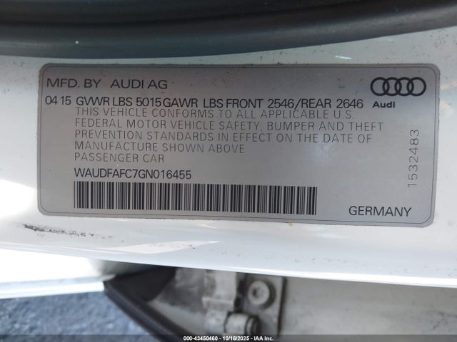 2016 AUDI A6 WAUDFAFC7GN016455 Photo 8