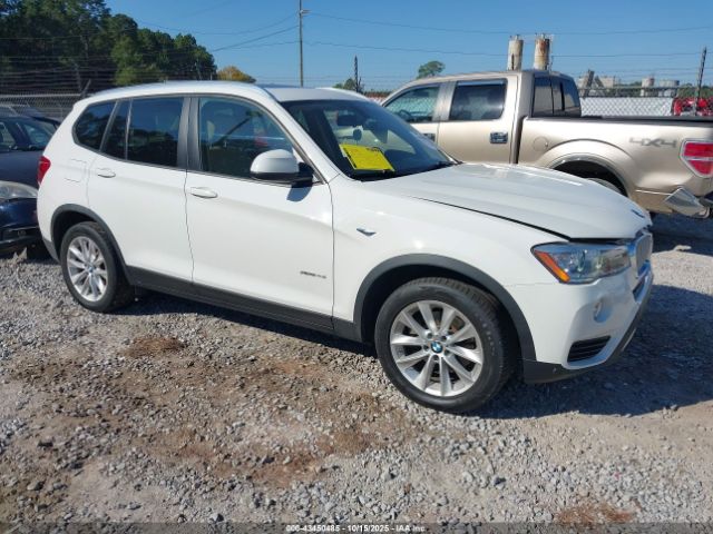 2015 BMW X3 5UXWX9C53F0D51917