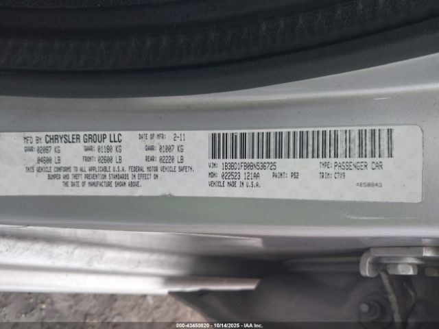 2011 DODGE AVENGER 1B3BD1FB0BN536725 Photo 8