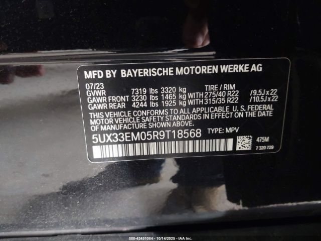 2024 BMW X7 5UX33EM05R9T18568 Photo 8