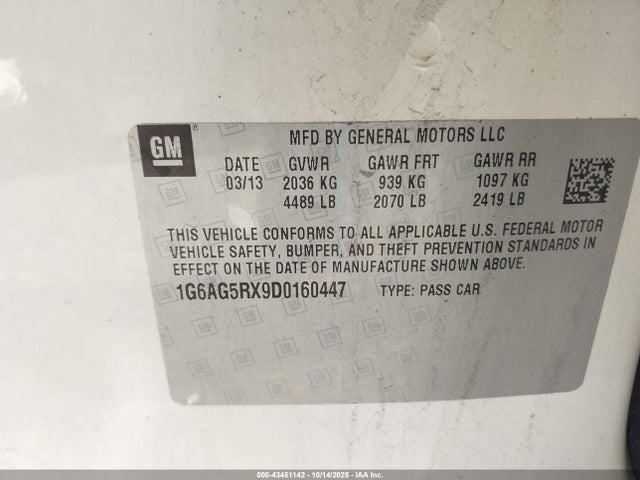 2013 CADILLAC ATS 1G6AG5RX9D0160447 Photo 8