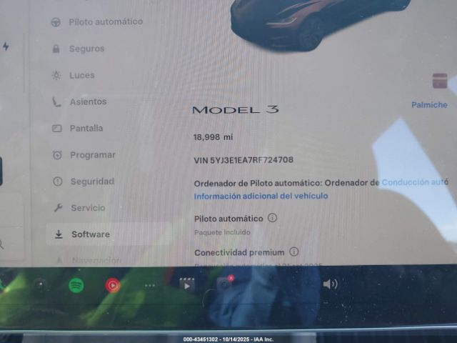 2024 TESLA MODEL 3 5YJ3E1EA7RF724708 Photo 6