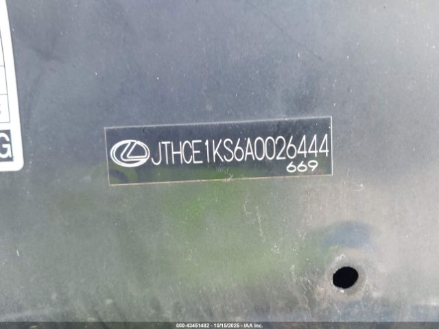 2010 LEXUS GS 350 JTHCE1KS6A0026444 Photo 8