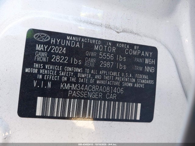 Hyundai Ioniq 6 Sel 2024 KMHM34AC8RA081406 Image 9