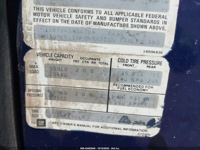 1980 CHEVROLET CORVETTE 1Z878A5436734 Photo 8