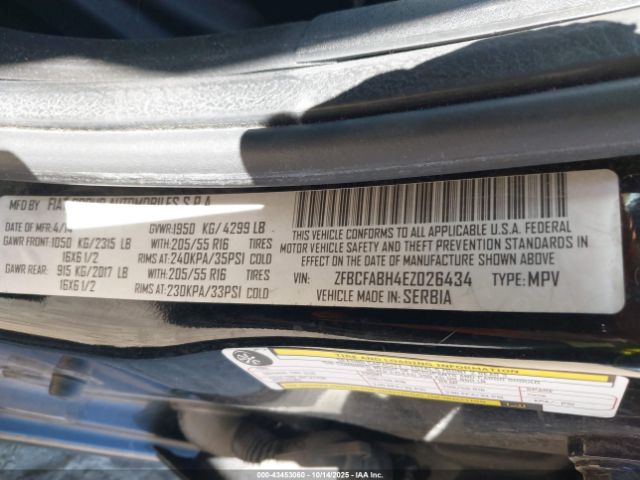 2014 FIAT 500L ZFBCFABH4EZ026434 Photo 8