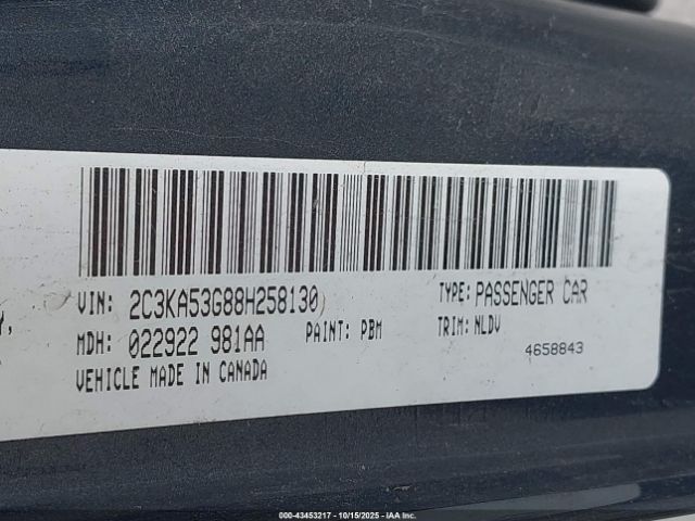 2008 CHRYSLER 300 2C3KA53G88H258130 Photo 8