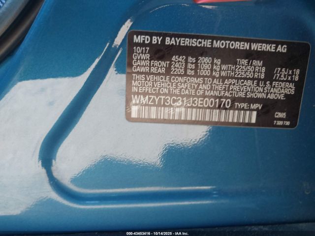 2018 MINI COUNTRYMAN WMZYT3C31J3E00170 Photo 8