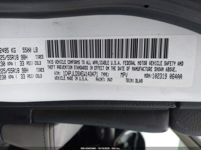 2014 JEEP CHEROKEE 1C4PJLDSXEW143471 Photo 8