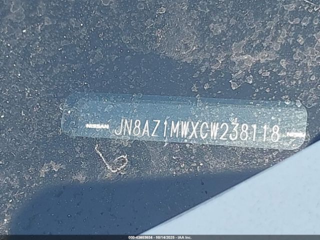 2012 NISSAN MURANO JN8AZ1MWXCW238118 Photo 8
