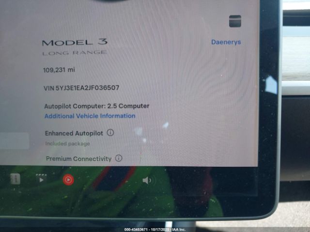 2018 TESLA MODEL 3 5YJ3E1EA2JF036507 Photo 6