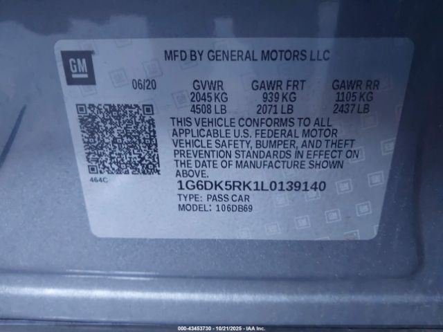 2020 CADILLAC CT4 1G6DK5RK1L0139140 Photo 8