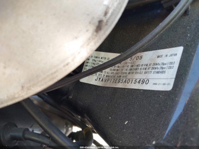 2005 YAMAHA XV1700 JYAVP17E95A015490 Photo 9