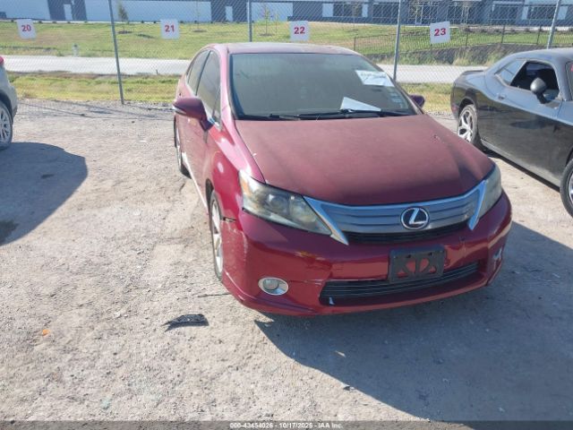 2011 LEXUS HS 250H JTHBB1BA1B2046022