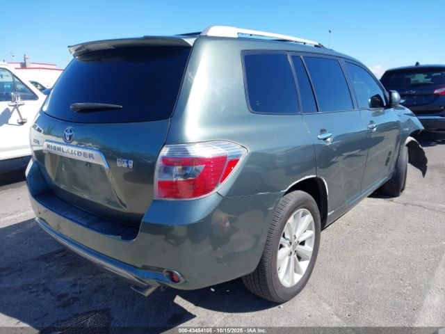 2008 TOYOTA HIGHLANDER HYBRID JTEEW41A282008664 Photo 3