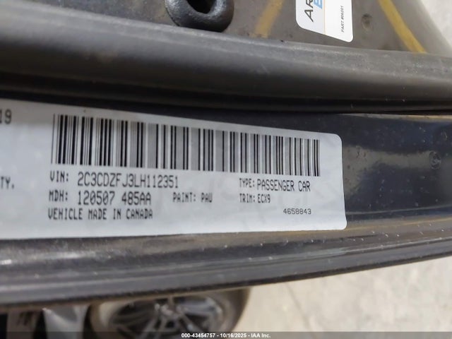 Dodge Challenger R/t Scat Pack 2020 2C3CDZFJ3LH112351 Image 9