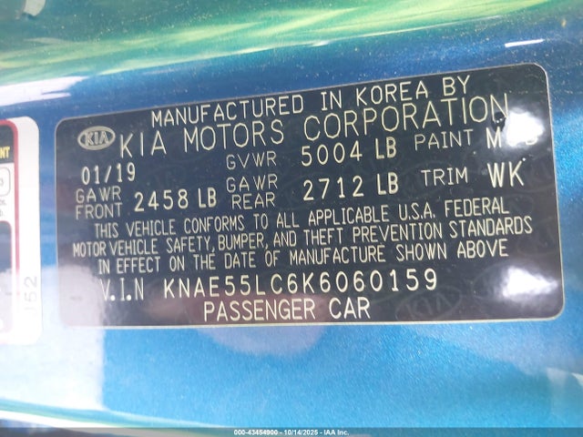 KNAE55LC6K6060159 KIA Stinger Gt2