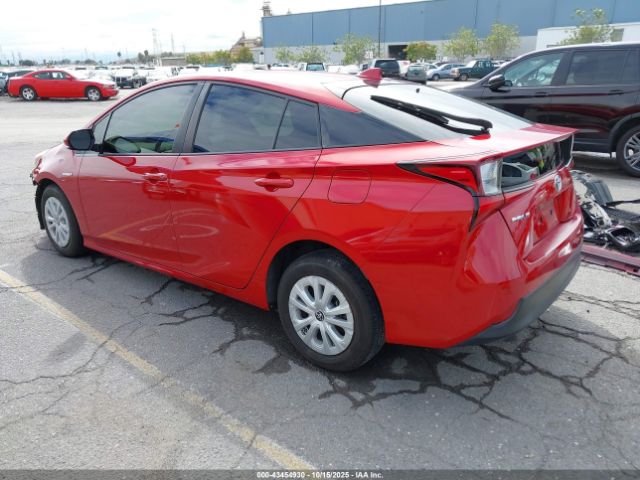 2019 TOYOTA PRIUS JTDKARFU5K3092437 Photo 2