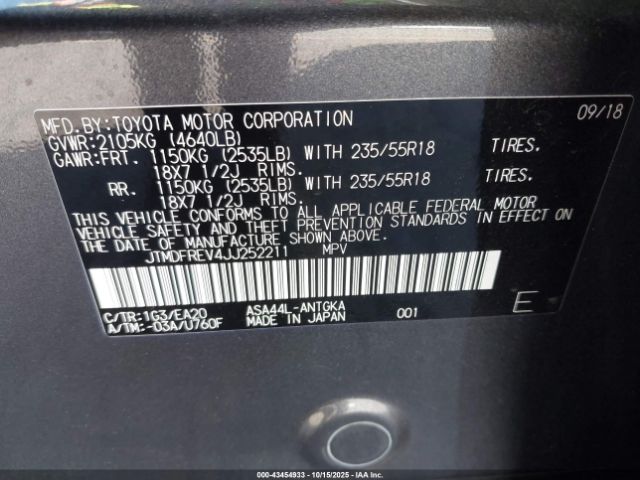 2018 TOYOTA RAV4 JTMDFREV4JJ252211 Photo 8