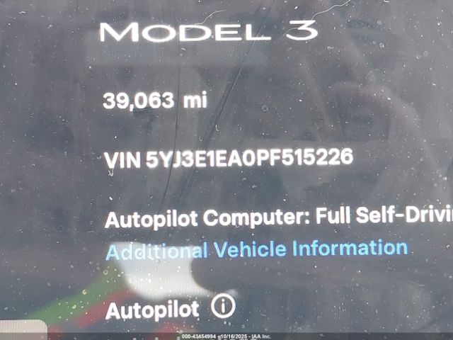 2023 TESLA MODEL 3 5YJ3E1EA0PF515226 Photo 8