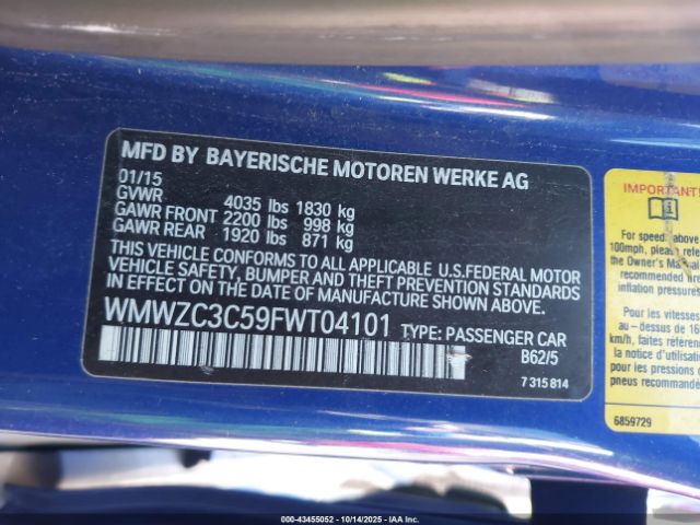 2015 MINI COUNTRYMAN WMWZC3C59FWT04101 Photo 8