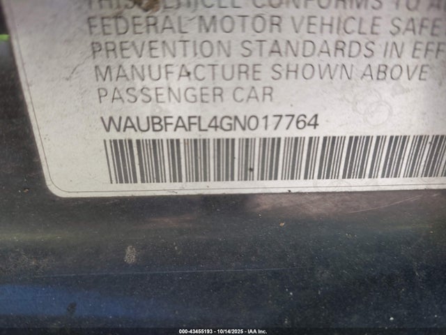 2016 AUDI A4 WAUBFAFL4GN017764 Photo 8