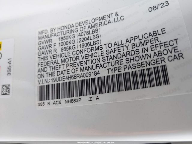 2024 ACURA INTEGRA 19UDE4H68RA009184 Photo 8