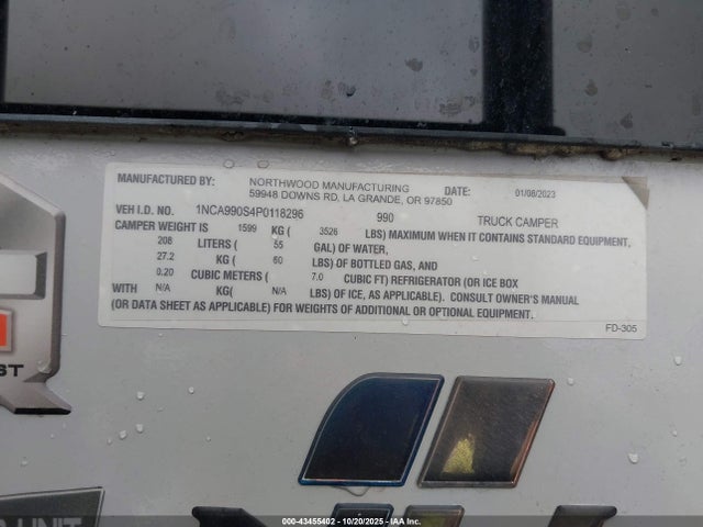 1NCA990S4P0118296 Artfx Other