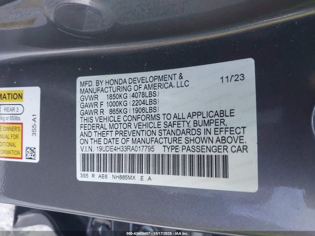 2024 ACURA INTEGRA 19UDE4H33RA017795 Photo 8