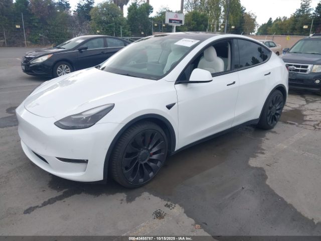 2022 TESLA MODEL Y 7SAYGDEF1NF406965 Photo 1