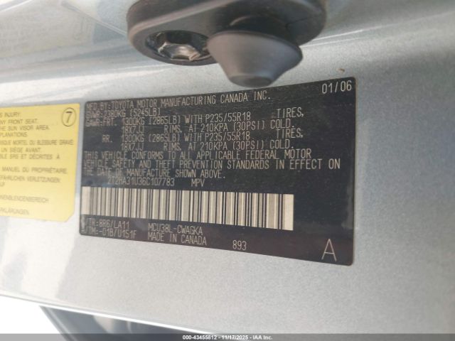 2006 LEXUS RX 330 2T2HA31U36C107783 Photo 8