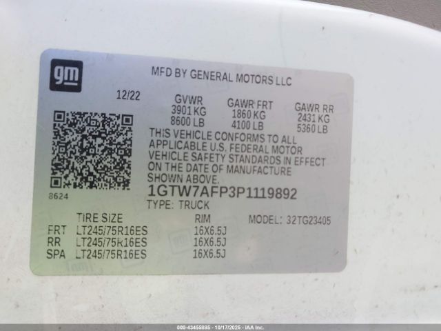 2023 GMC SAVANA CARGO 1GTW7AFP3P1119892 Photo 8